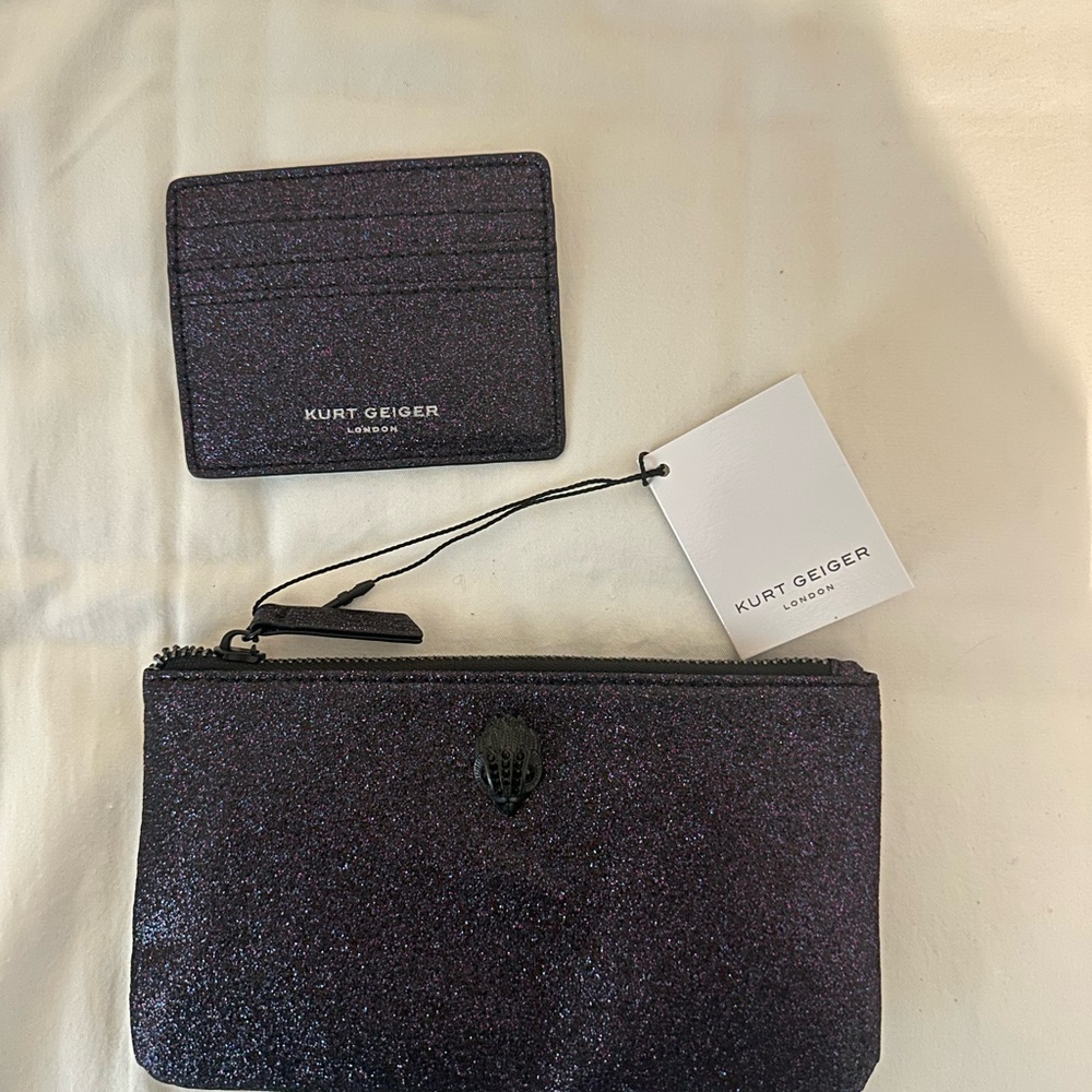 Kurt Geiger Eagle Pouch and Card Holder - Picture 3 of 3